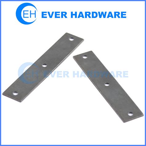 thin metal brackets|flat metal brace with holes.